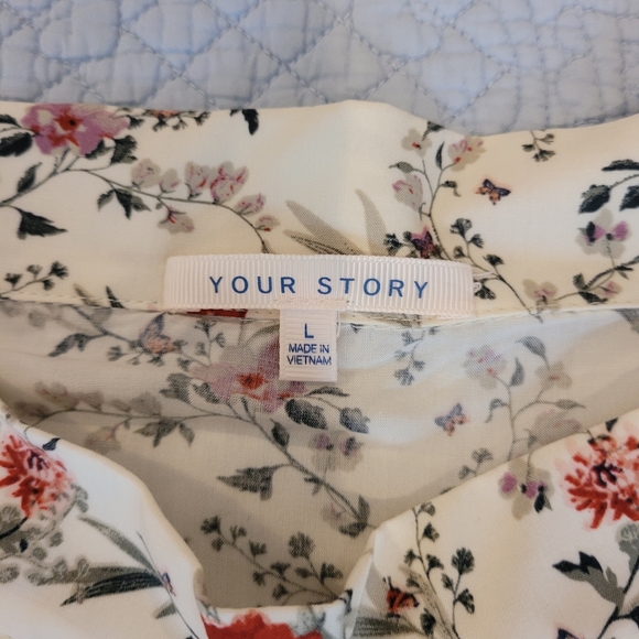 Your Story Off the Shoulder Floral Top - Picture 2 of 3